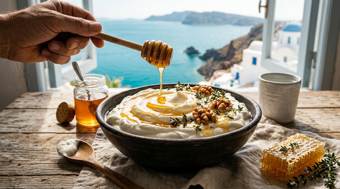 Greek Yogurt with Thyme Honey