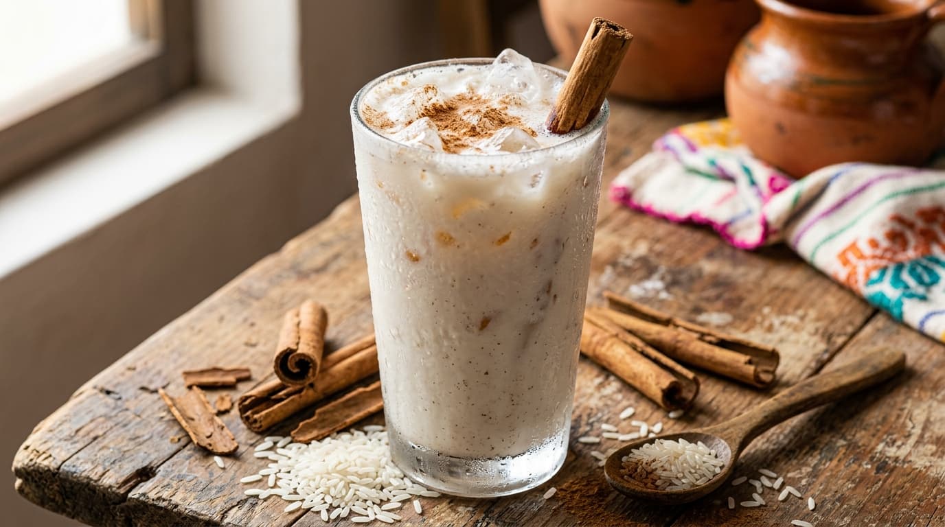 Authentic Mexican Horchata de Arroz (Sweet Cinnamon Rice Milk)