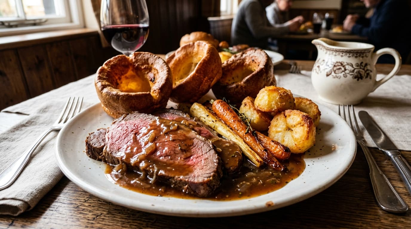 Traditional Sunday Roast with Yorkshire Pudding