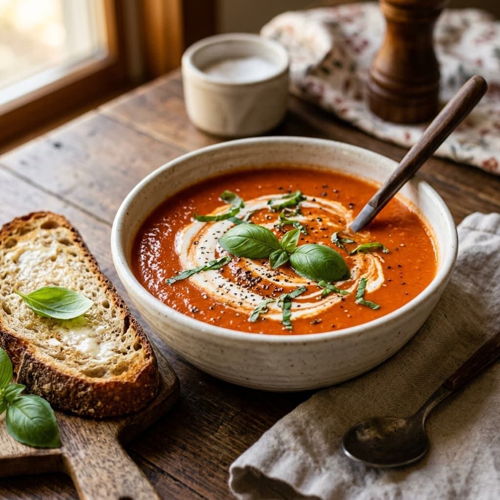 Creamy Tomato Basil Soup