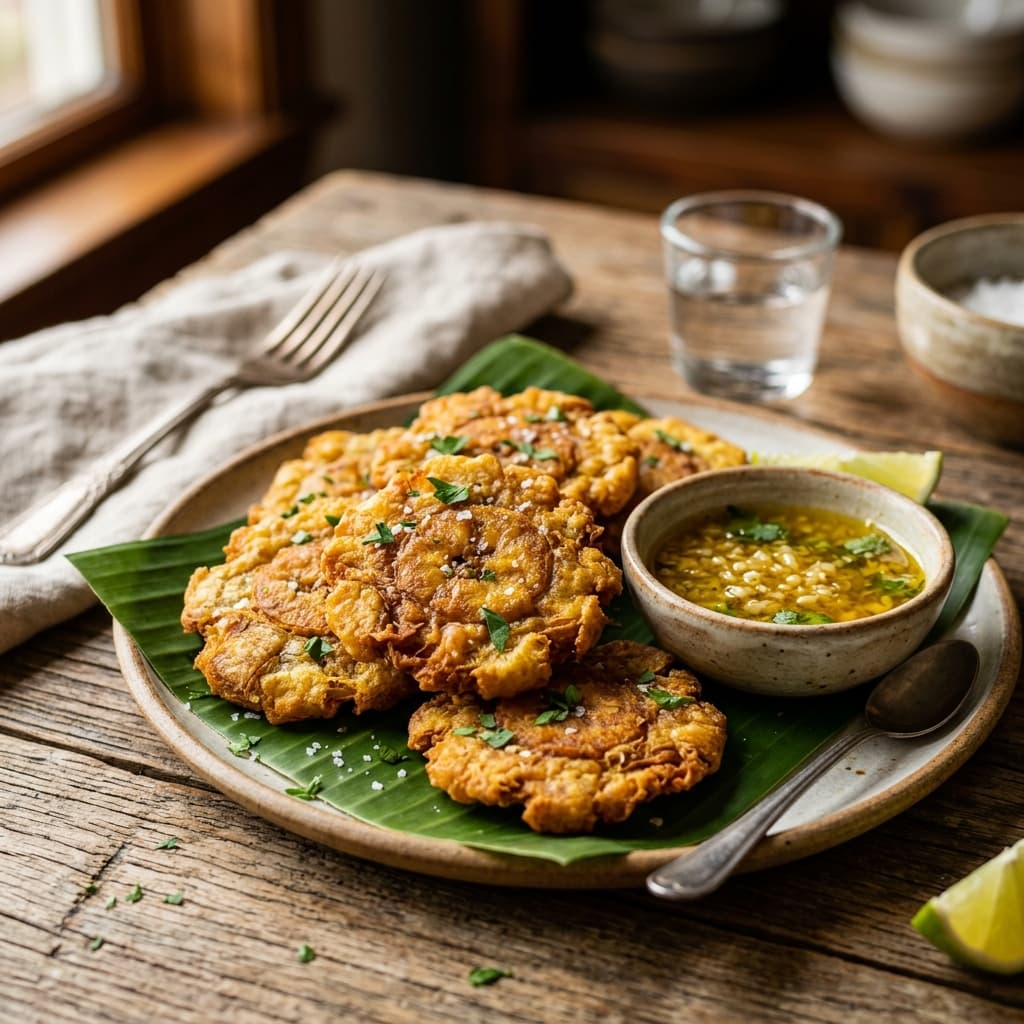 Tostones (Twice-Fried Plantains)