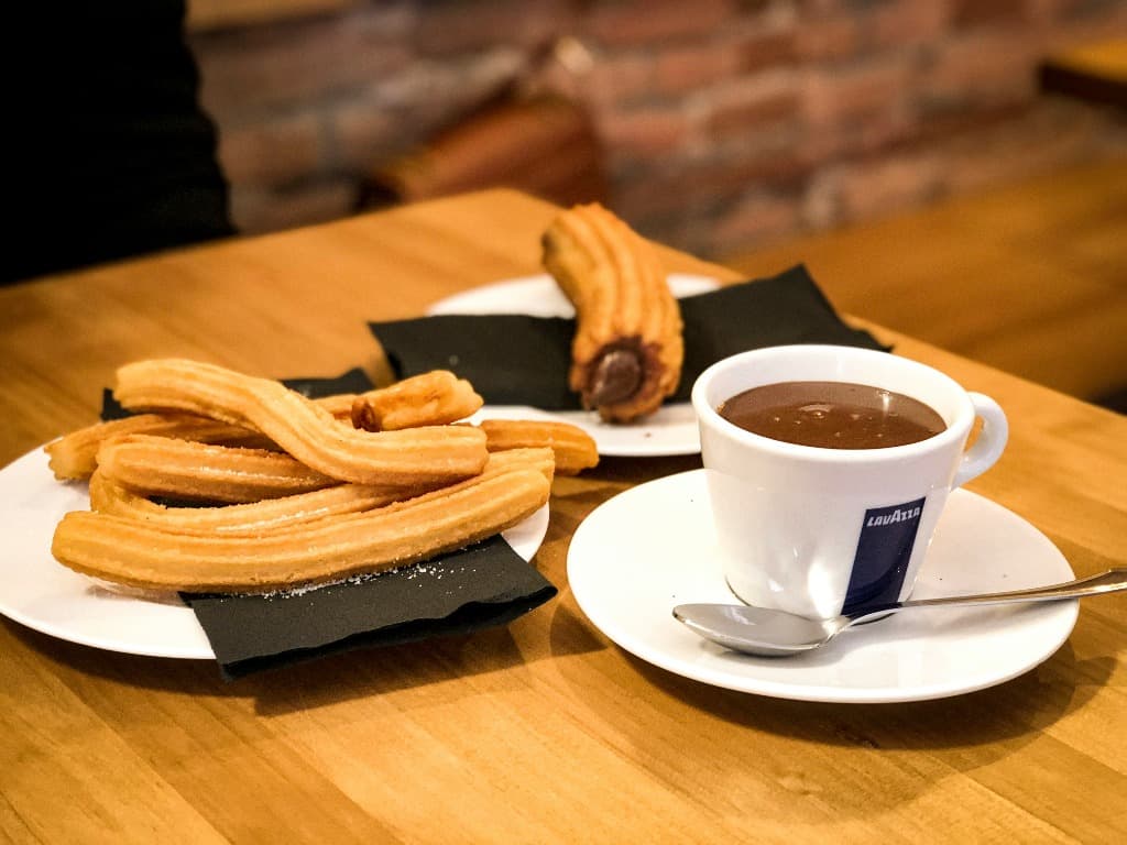 Crispy Churros with Chocolate Sauce
