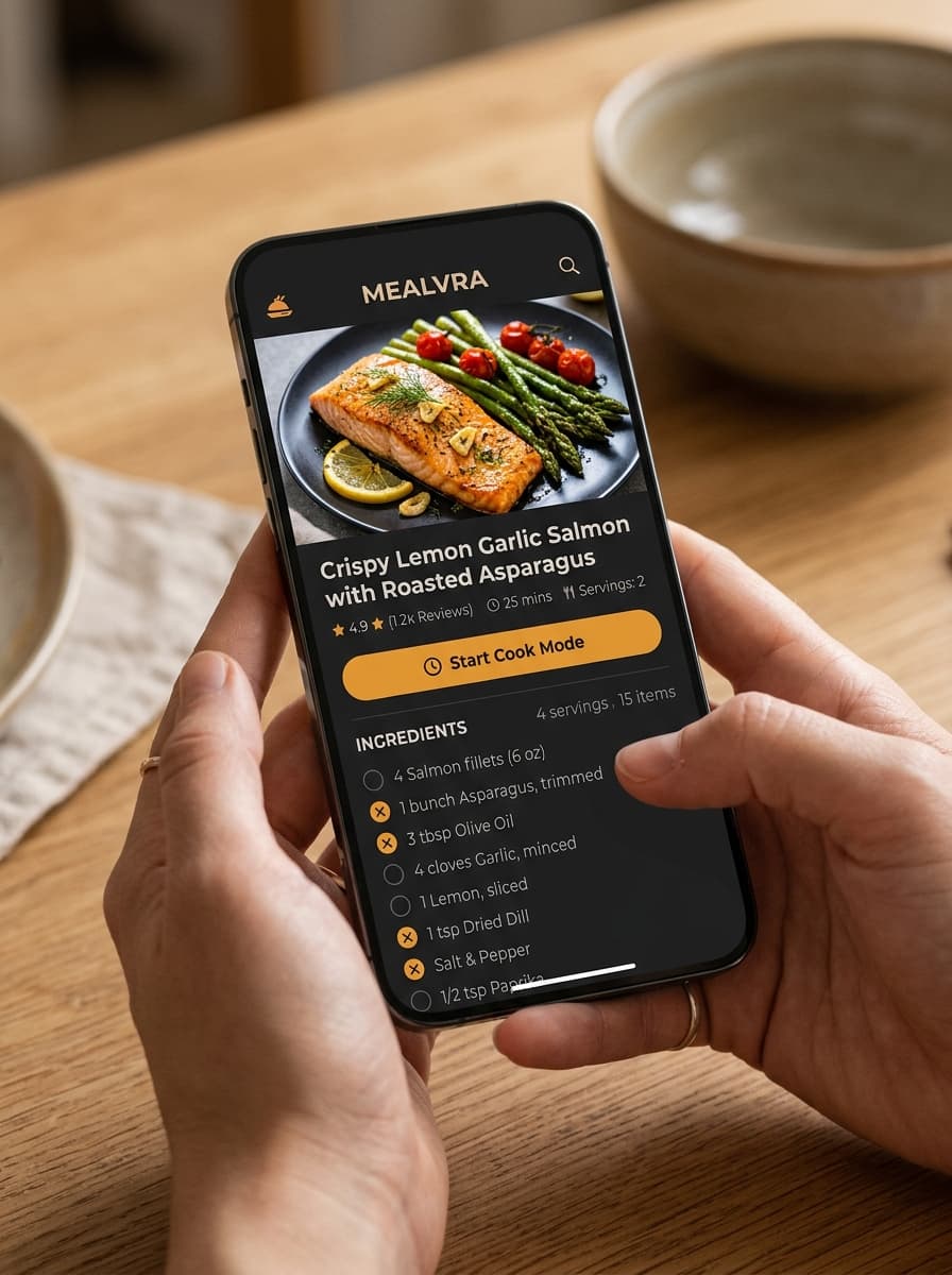 Mealvra Mobile App